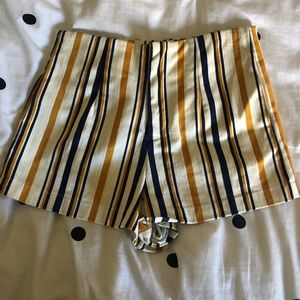 Striped shorts